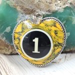 Pool Ball 1 925 Silver Pendant (REXT28-247)