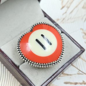 Pool Ball 11 925 Silver Ring (REXT20-193)