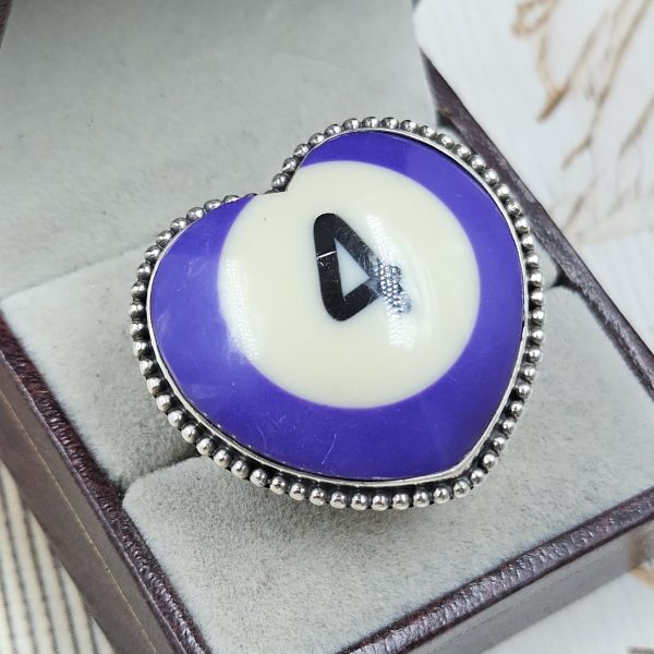 Pool Ball 4 925 Silver Ring (REXT20-188) - Image 2