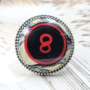 Pool Ball 11 925 Silver Ring (REXT20-173)