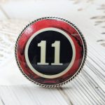 Pool Ball 11 925 Silver Ring (REXT20-172)
