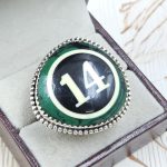 Pool Ball 14 925 Silver Ring (REXT20-165)