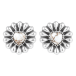 Wild Horse Concho Stud Earring