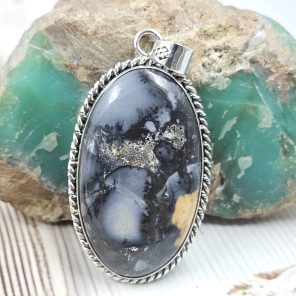 Maligano Jasper 2" 925 Silver XL Pendant (RS15-256)