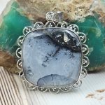 Maligano Jasper 1.75" 925 Silver XL Pendant (RS15-257)