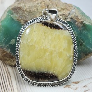 Septarian 2" 925 Silver XL Pendant (RS15-261)
