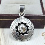 Wild Horse Jasper 925 Sterling Silver Shadow Box Pendant (RS3-129)