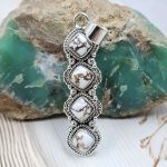Wild Horse Jasper 925 Sterling Silver Pendant (REXT79-104)