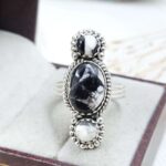 White Buffalo Turquoise 925 Sterling Silver Ring (REXT79-130)