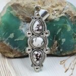 Wild Horse Jasper 925 Sterling Silver Pendant (REXT86-164)