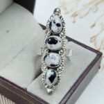 White Buffalo Turquoise 925 Sterling Silver Ring (REXT86-128)