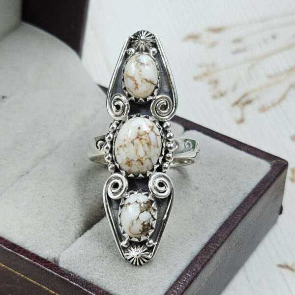 Wild Horse Jasper 925 Sterling Silver Ring (REXT86-125)