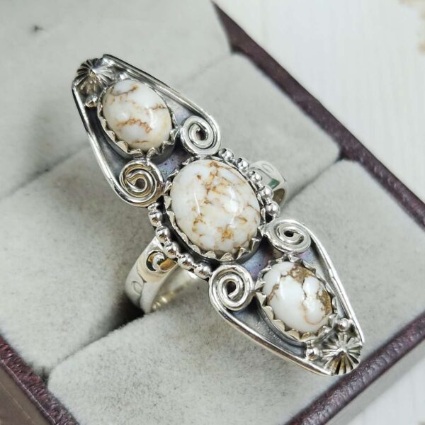 Wild Horse Jasper 925 Sterling Silver Ring (REXT86-125) - Image 2