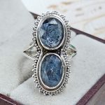 Teal Kyanite Size US 6 925 Sterling Silver Ring (RS102-91)