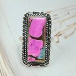Cotton Candy Turquoise Size US 10 925 Sterling Silver Ring (REXT89-113)