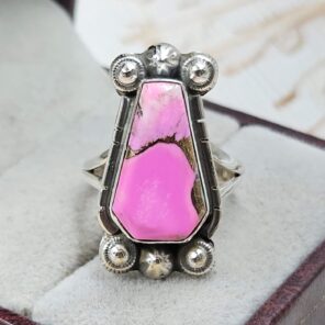 Cotton Candy Turquoise Size US 6 925 Sterling Silver Ring (REXT89-67)