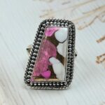 Cotton Candy Turquoise Size US 7 925 Sterling Silver Ring (REXT89-85)