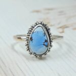 Golden Hills Turquoise Size US 7 925 Silver Ring (RS60-58)