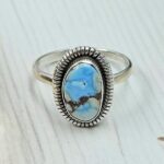 Golden Hills Turquoise Size US 6 925 Silver Ring (RS60-75)