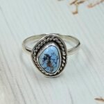 Golden Hills Turquoise Size US 7 925 Silver Ring (RS60-76)
