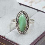 Sonoran Gold Turquoise Size US 6 925 Silver Ring (RS60-80)