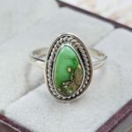 Sonoran Gold Turquoise Size US 7 925 Silver Ring (RS60-92)