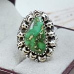 Sonoran Gold Turquoise Size US 6 925 Sterling Silver Ring (REXT89-164)