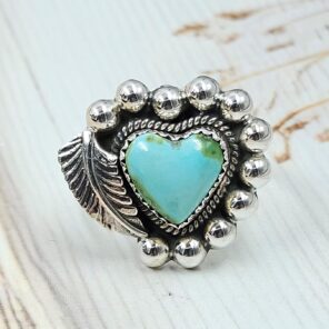 Sonoran Gold Turquoise Size US 9 925 Sterling Silver Ring (REXT89-185)
