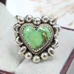 Sonoran Gold Turquoise Size US 6 925 Sterling Silver Ring (REXT89-166)