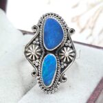 Australian Opal Size US 9 925 Sterling Silver Ring (RS104-311)