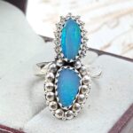 Australian Opal Size US 7 925 Sterling Silver Ring (RS104-318)