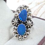 Australian Opal Size US 6 925 Sterling Silver Ring (RS104-338)