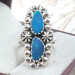 Australian Opal Size US 6 925 Sterling Silver Ring (RS104-342)