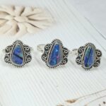 Australian Opal 925 Sterling Silver Ring (REXT104-5)