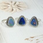 Australian Opal 925 Sterling Silver Ring (REXT104-9)