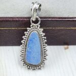 Australian Opal 1.25" 925 Sterling Silver Pendant (REXT24-310)