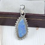 Australian Opal 1.25" 925 Sterling Silver Pendant (REXT24-311)
