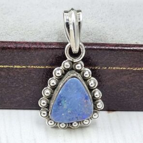 Australian Opal 1" 925 Sterling Silver Pendant (REXT24-319)