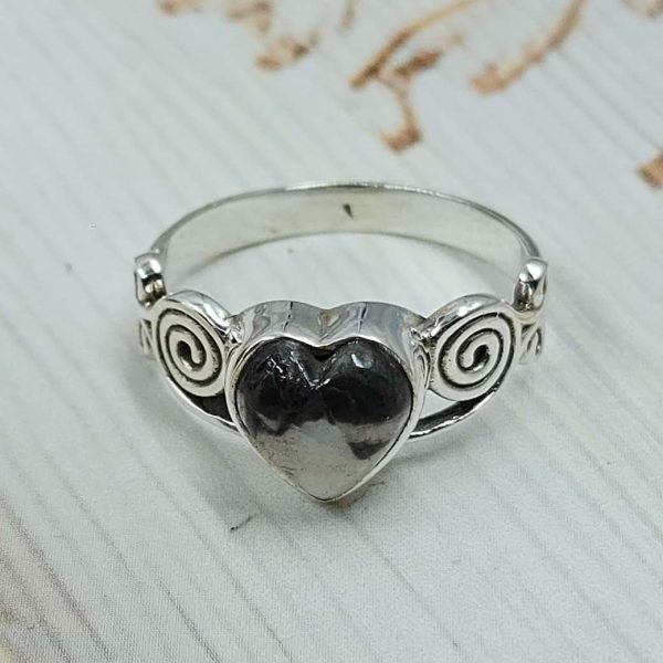 White Buffalo Turquoise 925 Silver Ring (REXT1-32)