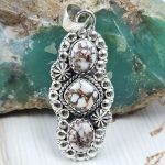 Wild Horse Jasper 925 Sterling Silver Pendant (REXT79-99)
