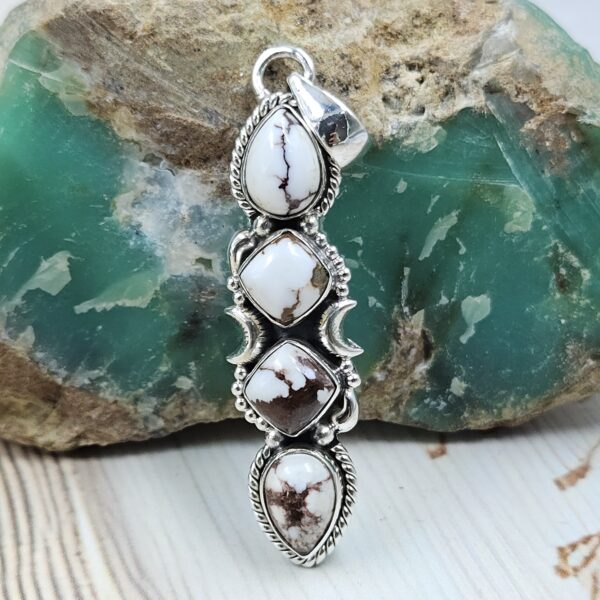 Wild Horse Jasper 925 Sterling Silver Pendant (REXT87-105)