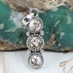 Wild Horse Jasper 925 Sterling Silver Pendant (REXT87-127)