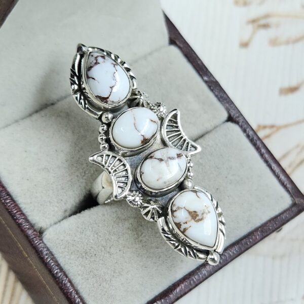 Wild Horse Jasper 925 Sterling Silver Ring (REXT87-138) - Image 2