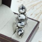 White Buffalo Turquoise 925 Sterling Silver Ring (REXT87-137)