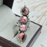 Red Rose Dahlia 925 Sterling Silver Ring (REXT87-140)