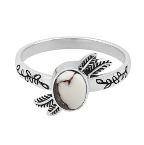 Wild Horse Jasper 925 Sterling Silver Ring (REXT52-121)