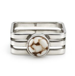 Wild Horse Jasper 925 Sterling Silver Ring (REXT109-1)