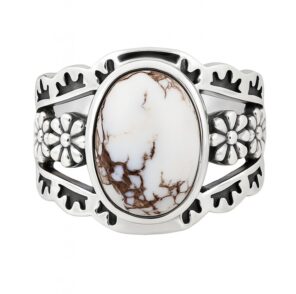 Wild Horse Jasper 925 Sterling Silver Ring (REXT53-5)