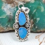 Australian Opal 1.5" 925 Sterling Silver Pendant (RS104-397)
