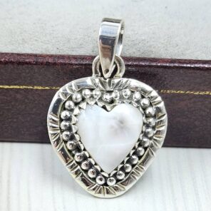 Pink Larimar 0.75" 925 Sterling Silver Pendant (RS47-85)